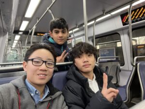 From L-R Ethan Chen, Rahm Isaacman, Daniel Kim