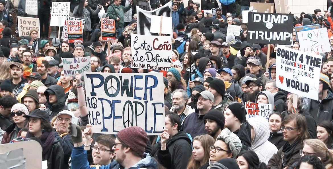 2026 1st Prize Middle School Division – “This Is What Democracy Looks Like” by Harper Haden & Helena de la Houssaye